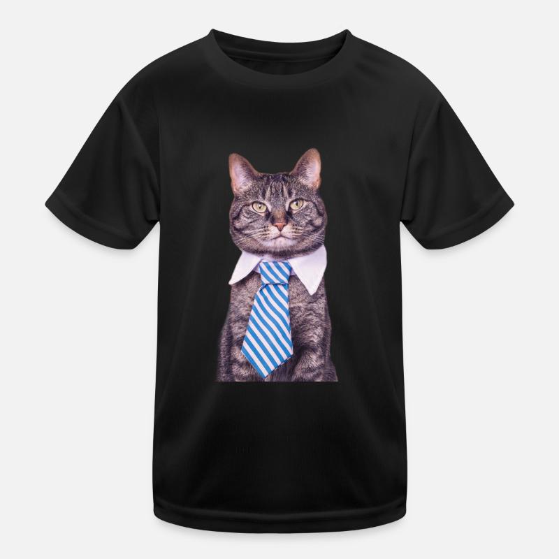Office cat Kids Functional T-Shirt
