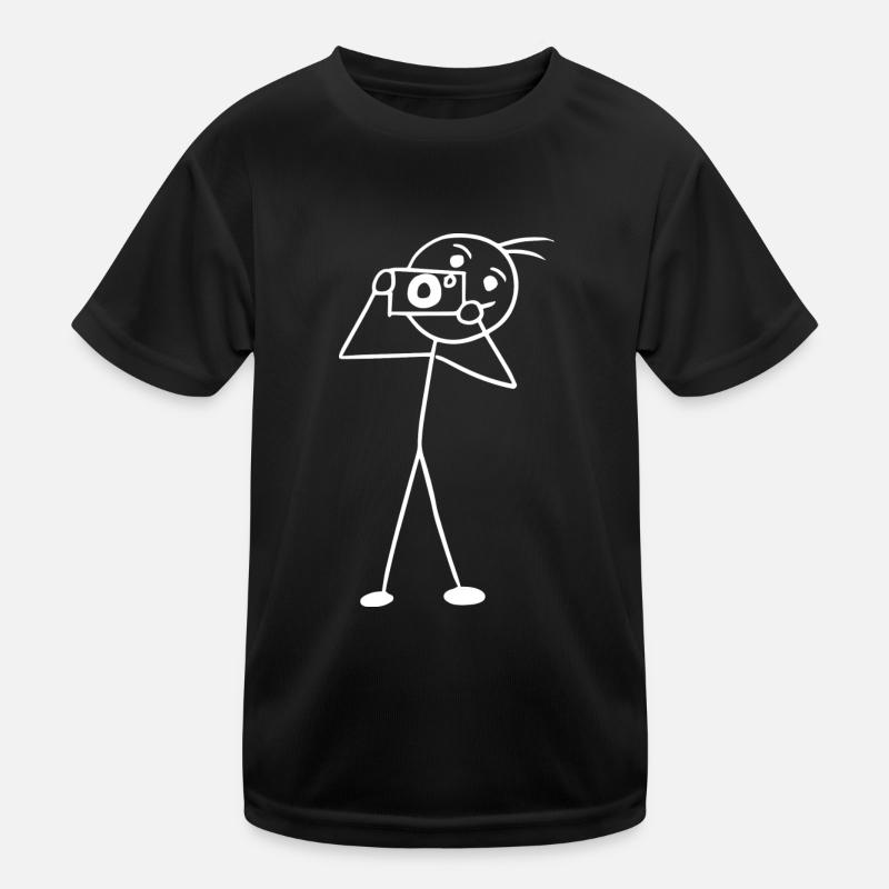Smile!!! - Kids Functional T-Shirt - black
