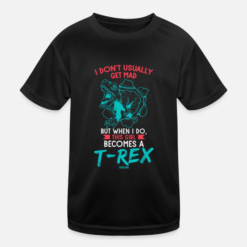 T-Rex Kids Functional T-Shirt