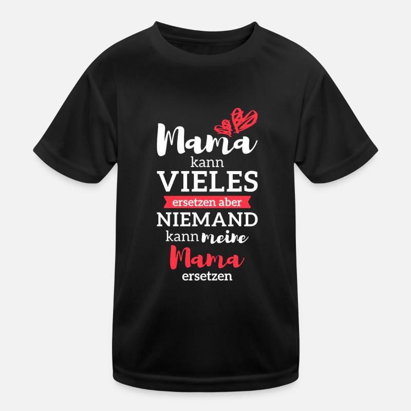 Mama Mutter Muttertag Niemand kann meine Mama erse Kinder Funktions-T-Shirt