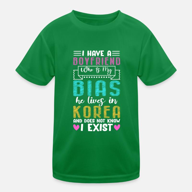 Drôle de K-Pop Lover K-Drama Coréen T-shirt sport Enfant