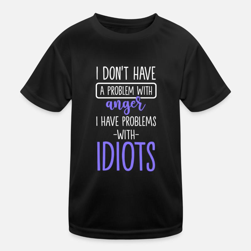 Idiots Drôle Drôle T-shirt sport Enfant
