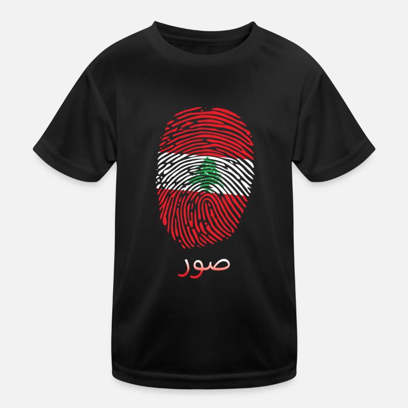 TYROS Libanese Libanon Libanesin Libanesisch Kinder Funktions-T-Shirt