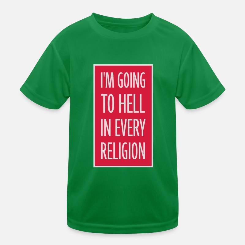 in going to hell Kids Functional T-Shirt