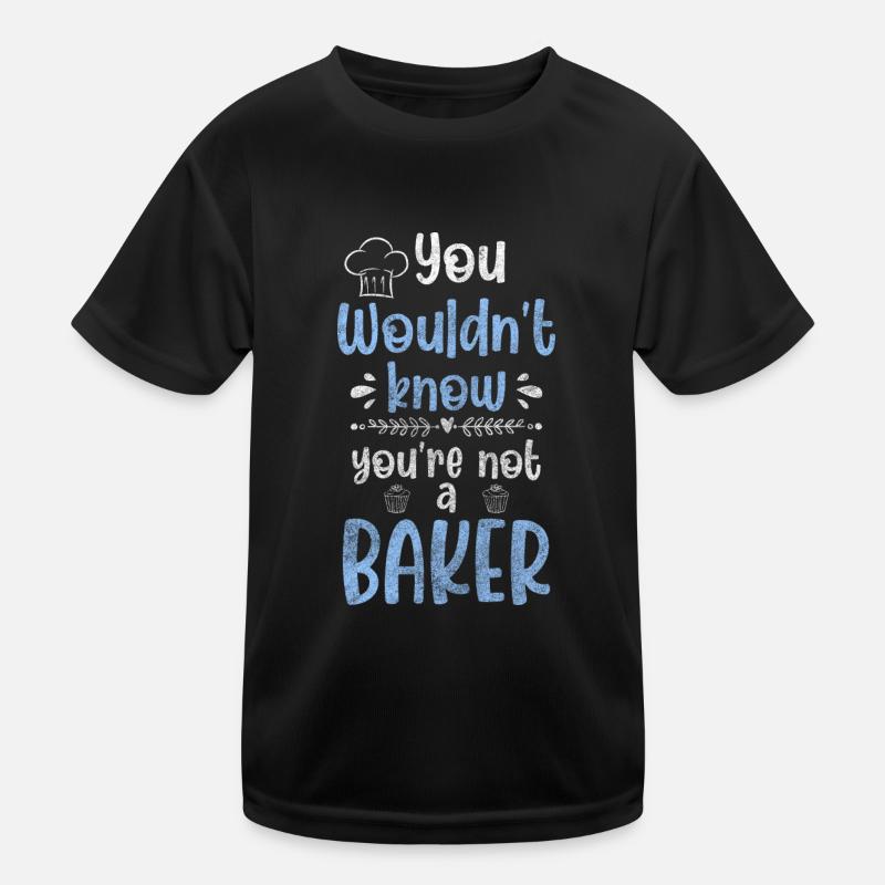 Backen Konditor Backwaren Lecker Kinder Funktions-T-Shirt