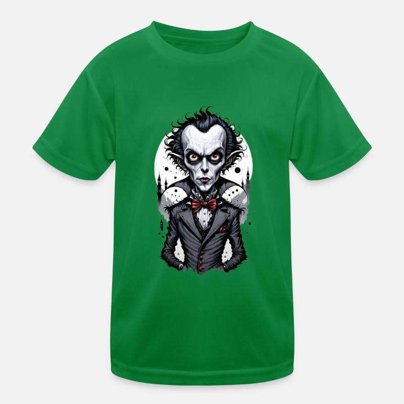A Big-Headed Vampire 3 Kids Functional T-Shirt