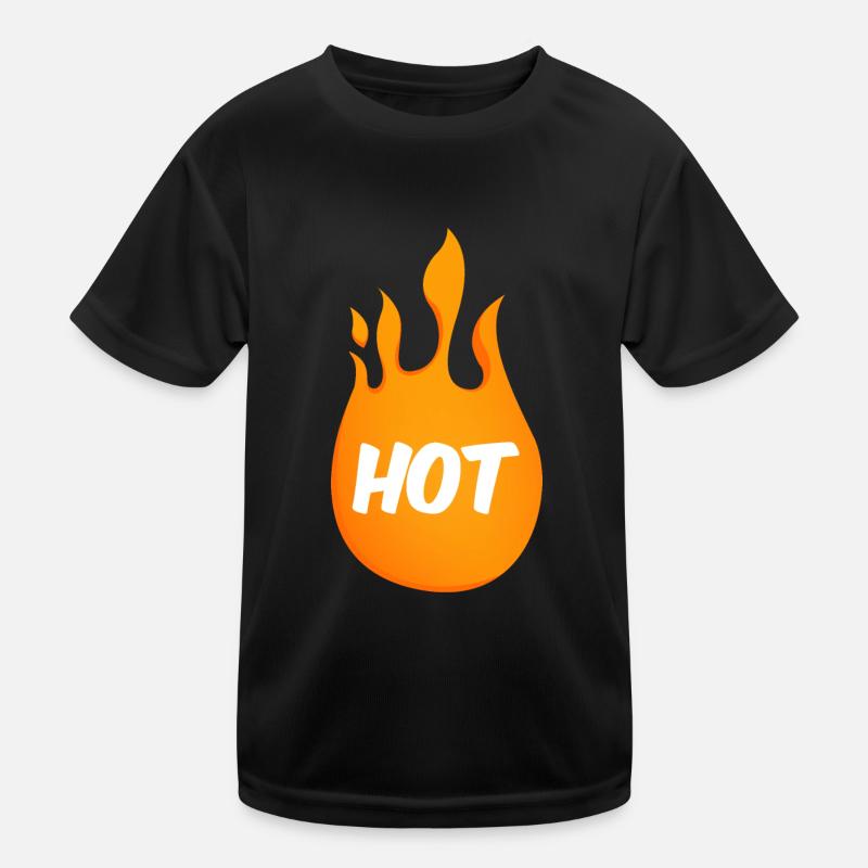 Feu allumé à chaud T-shirt sport Enfant