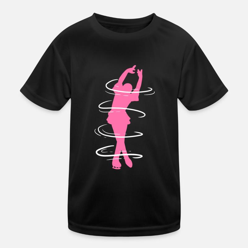 Ice skating Ice skating Ice skating Kids Functional T-Shirt