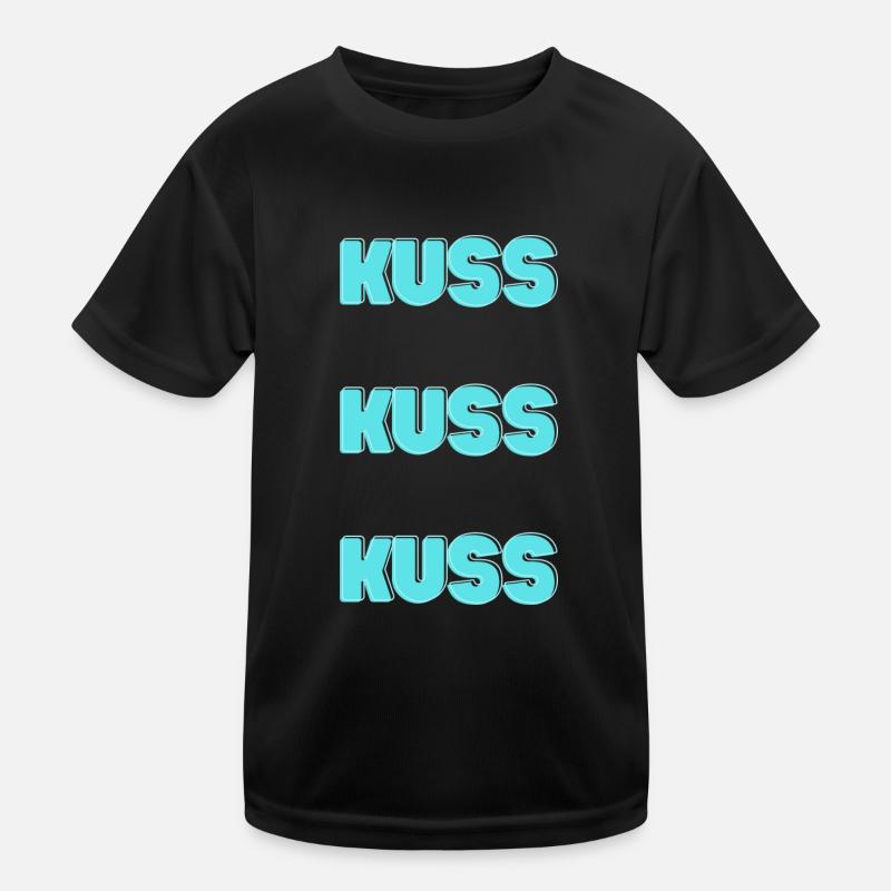 kuss Kinder Funktions-T-Shirt