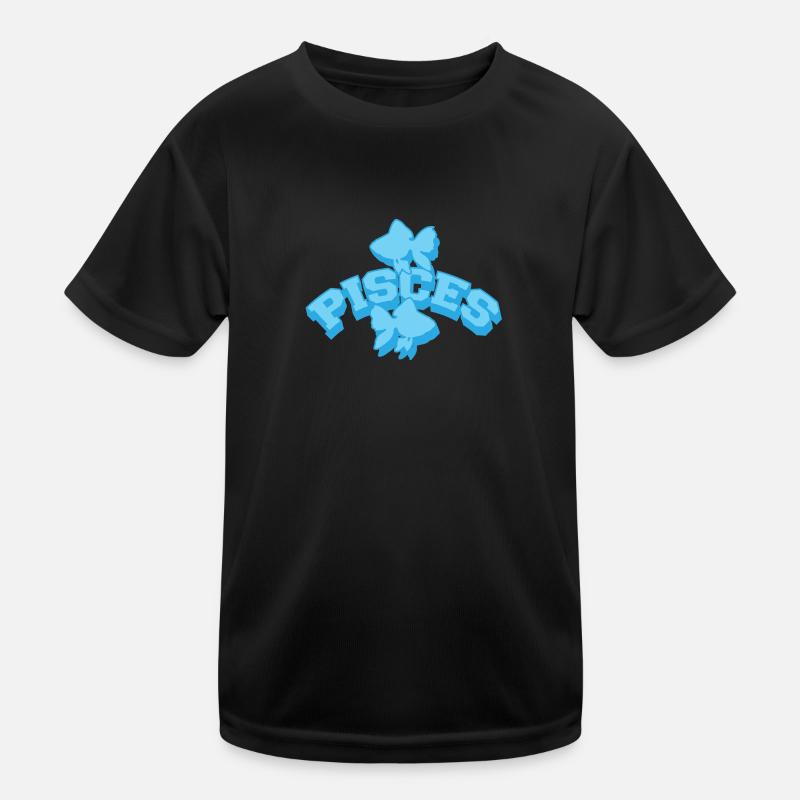 Star sign Pisces / Zodiac Kids Functional T-Shirt