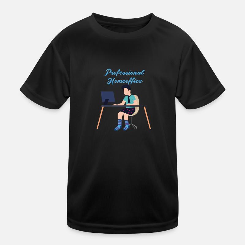 Professionnel, Bureau à domicile, Travail, Bureau T-shirt sport Enfant