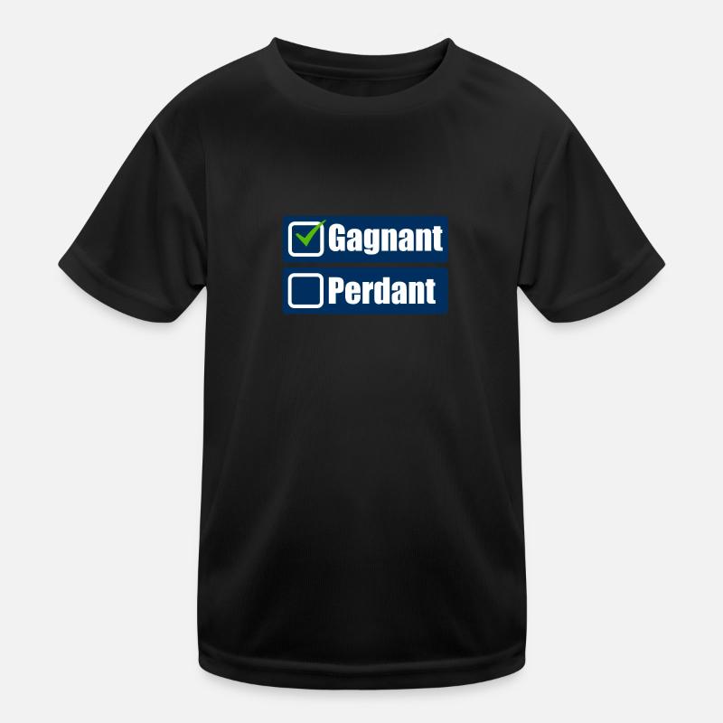 Gagnant T-shirt sport Enfant