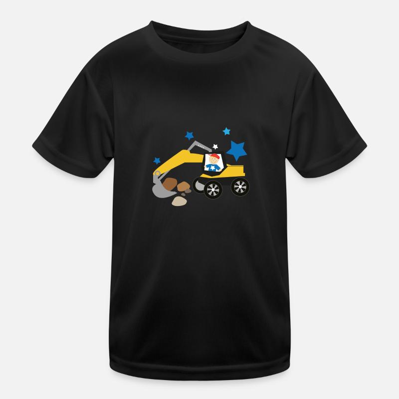 Bagger Kinder Funktions-T-Shirt
