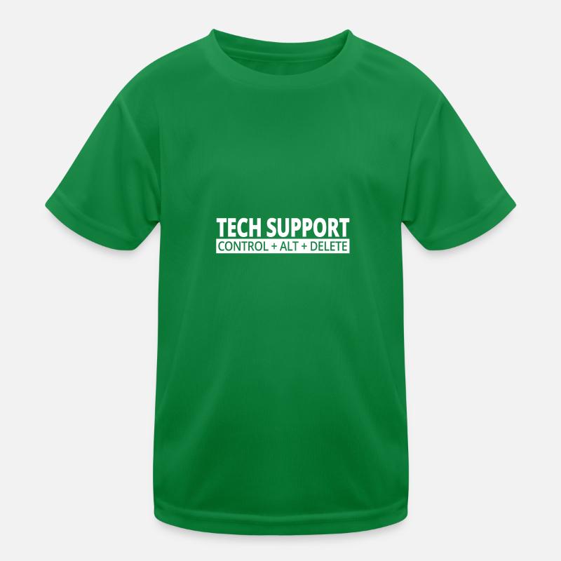 tech support Kinder Funktions-T-Shirt