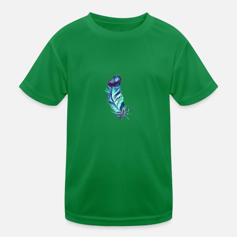 Federn Kinder Funktions-T-Shirt
