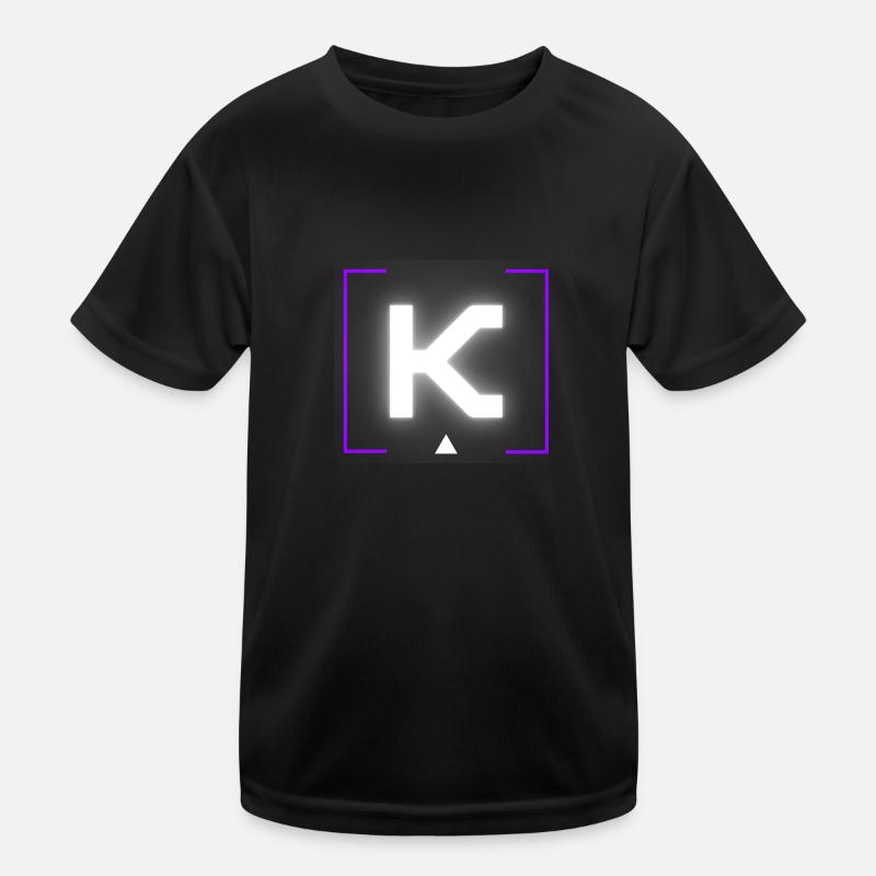 Buchstabe "K" Kinder Funktions-T-Shirt