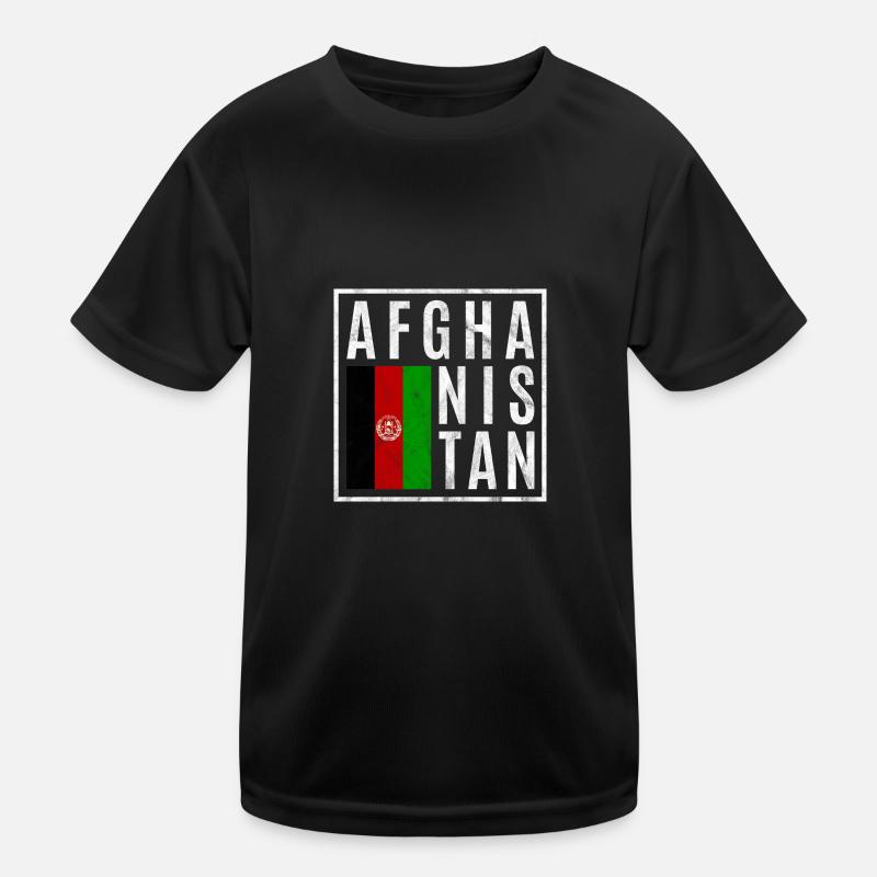 Afghanistan Kinder Funktions-T-Shirt