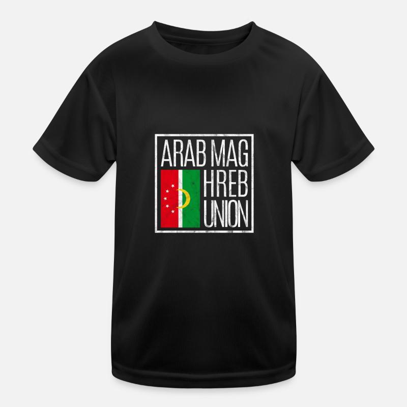 Union des Arabischen Maghreb Kinder Funktions-T-Shirt