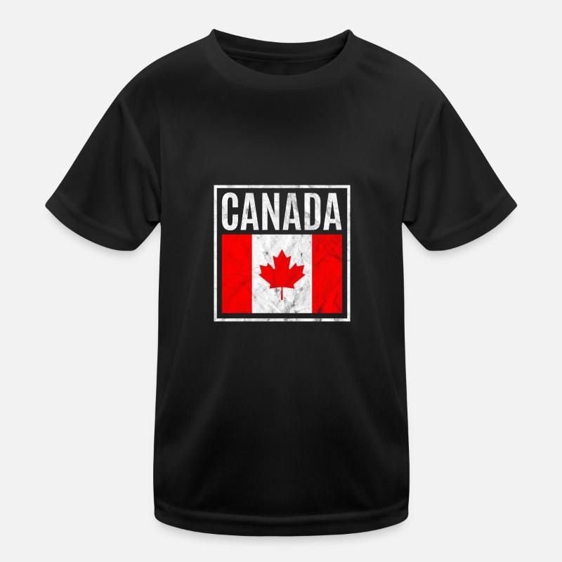 Kanada Kinder Funktions-T-Shirt