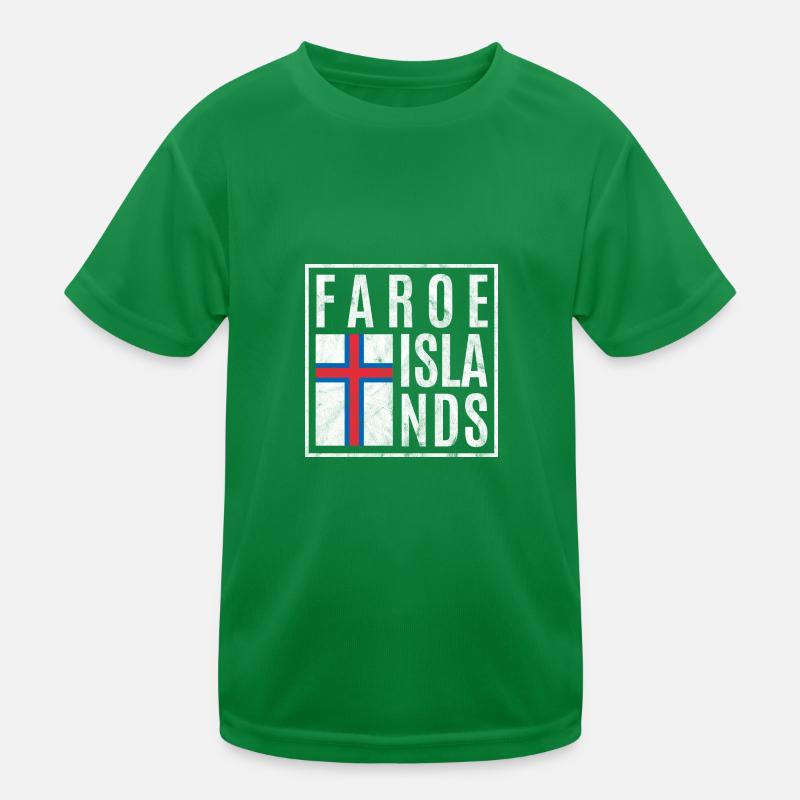 Faroe Islands Kids Functional T-Shirt