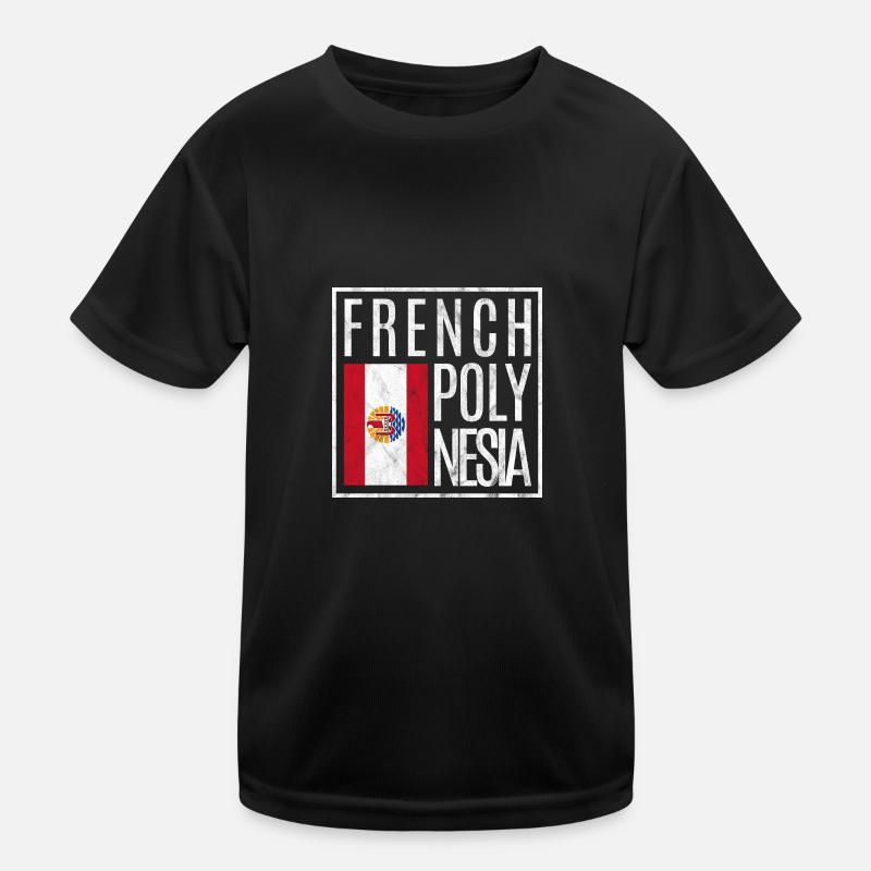 French Polynesia Kids Functional T-Shirt