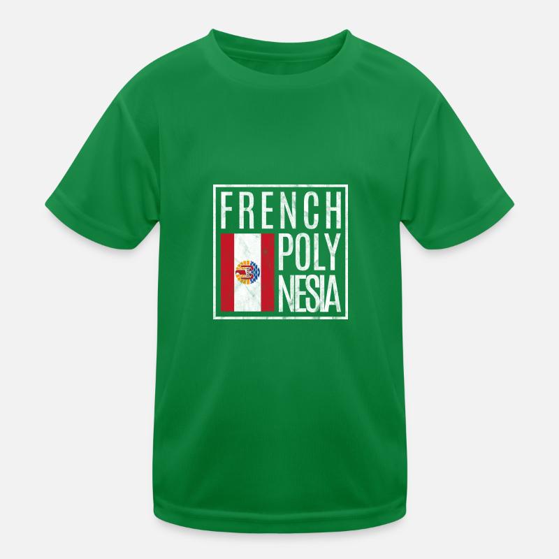 French Polynesia Kids Functional T-Shirt