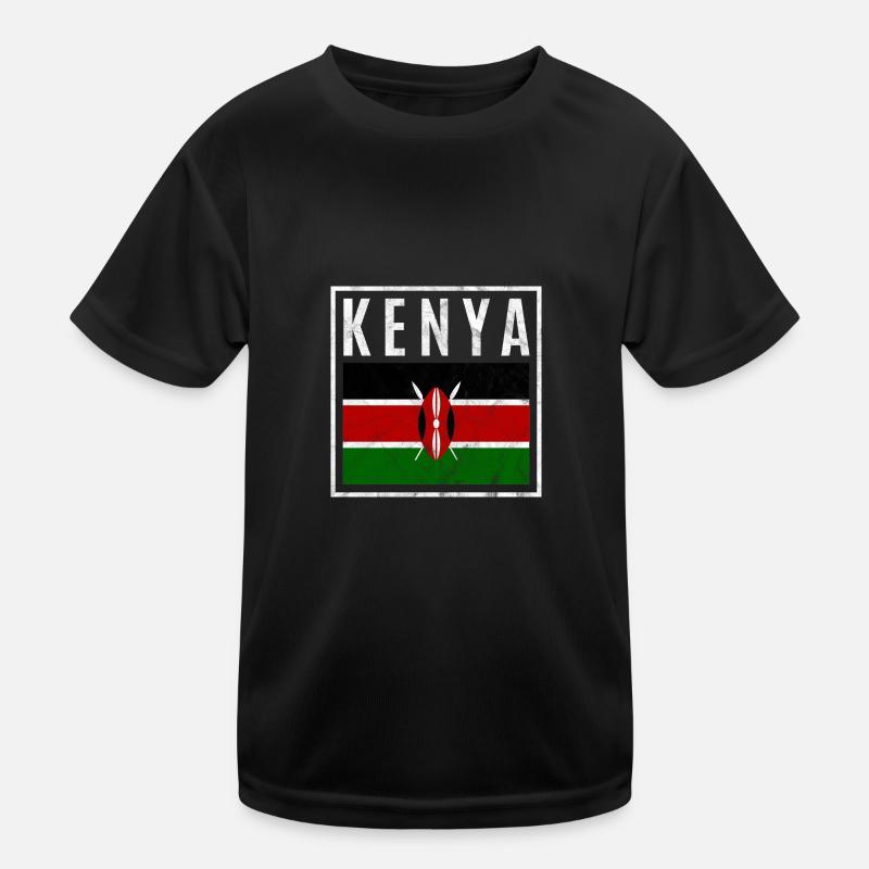 Kenia Kinder Funktions-T-Shirt