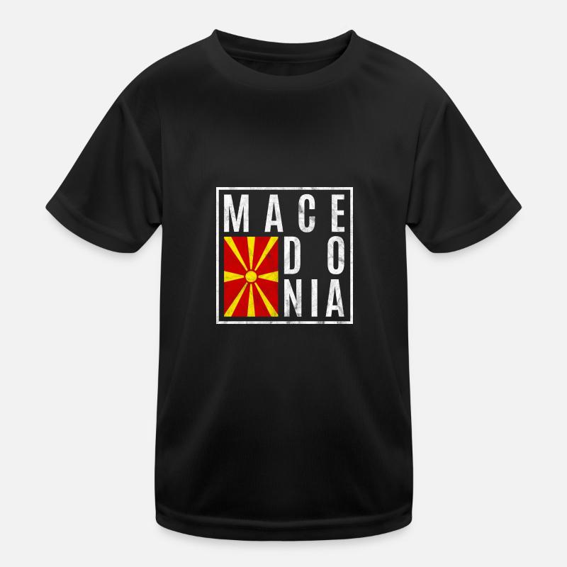 Macedonia Kids Functional T-Shirt