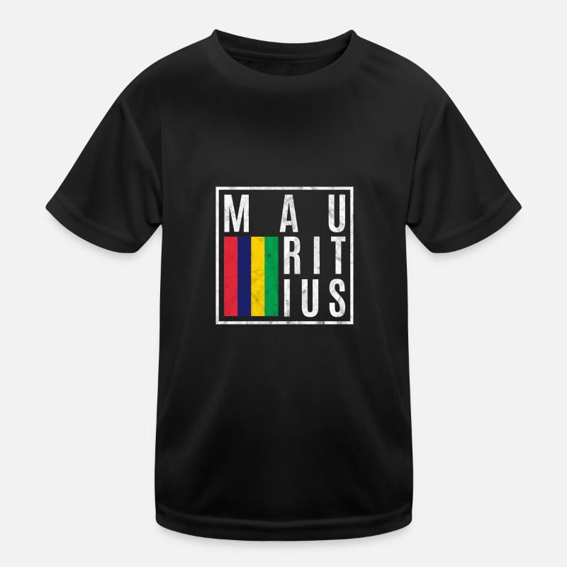 Mauritius Kinder Funktions-T-Shirt