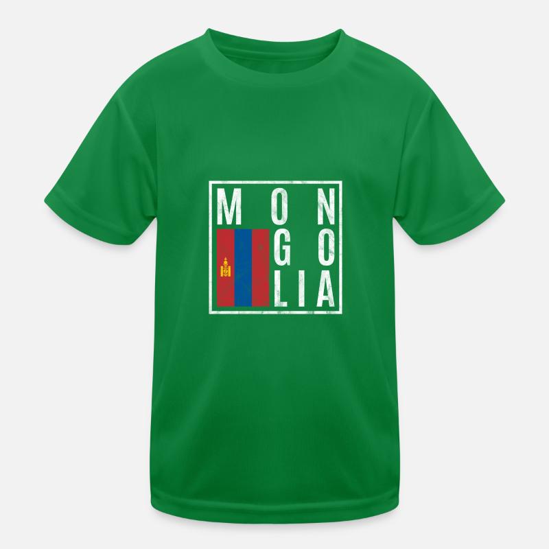 Mongolei Kinder Funktions-T-Shirt