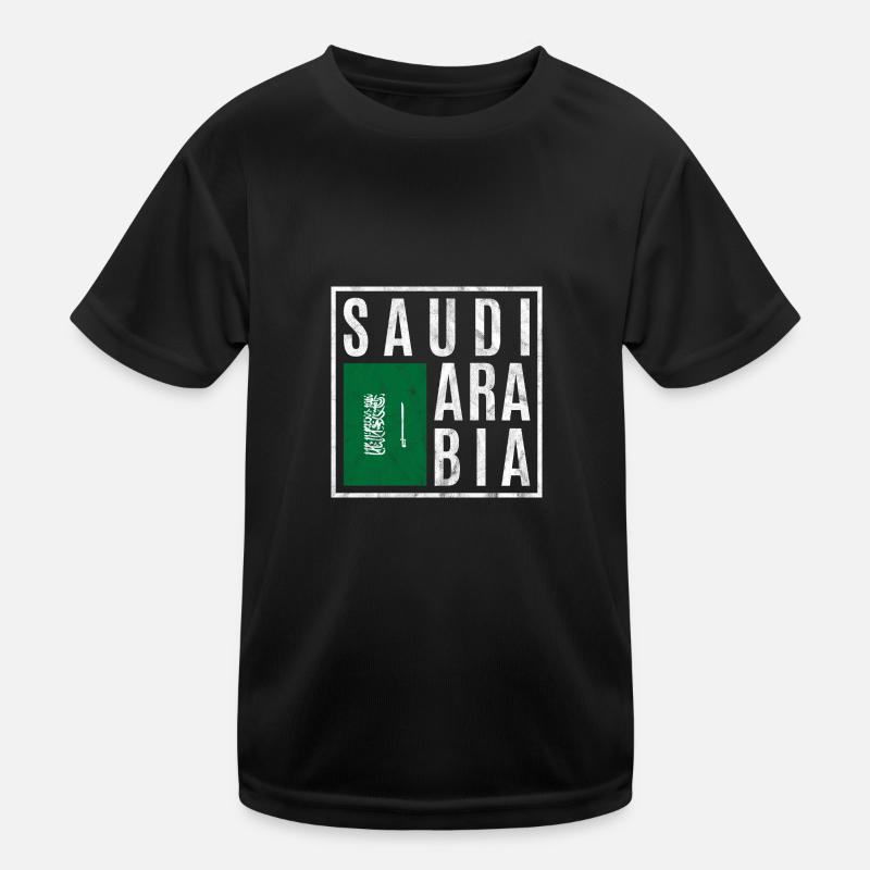 Saudi Arabia Kids Functional T-Shirt