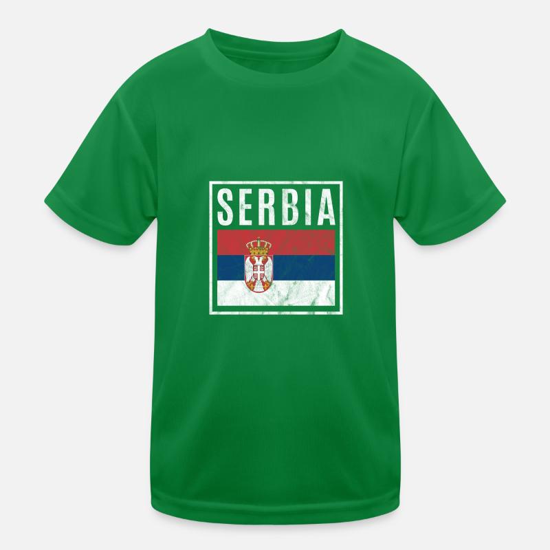 Serbie T-shirt sport Enfant