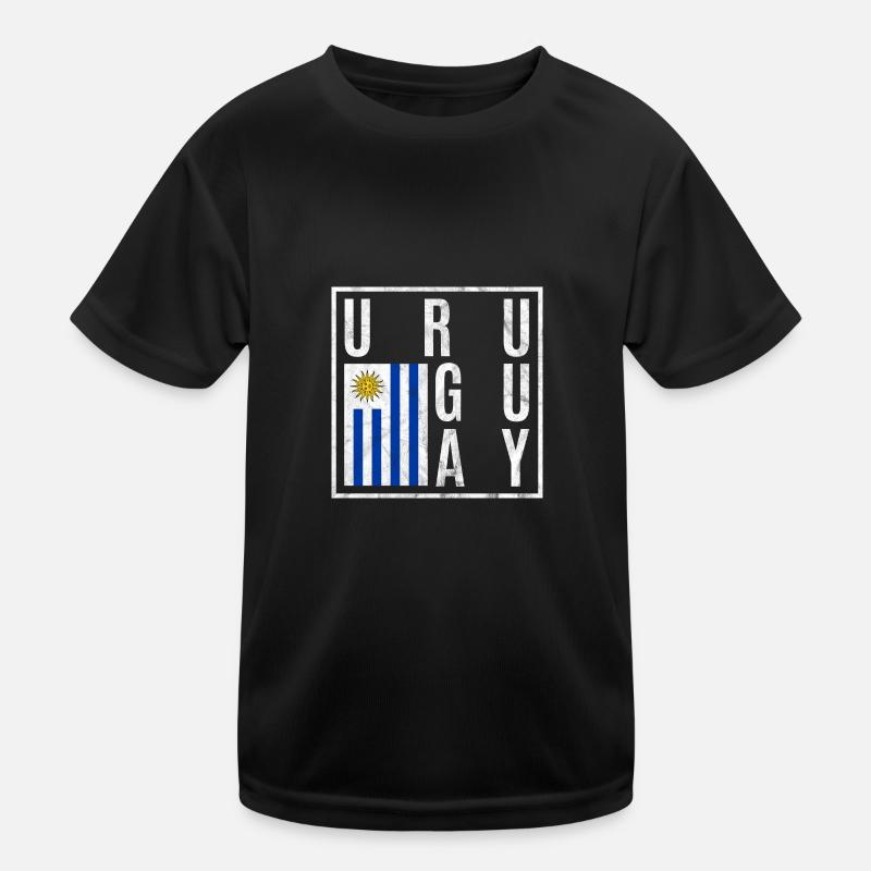 Uruguay Kinder Funktions-T-Shirt
