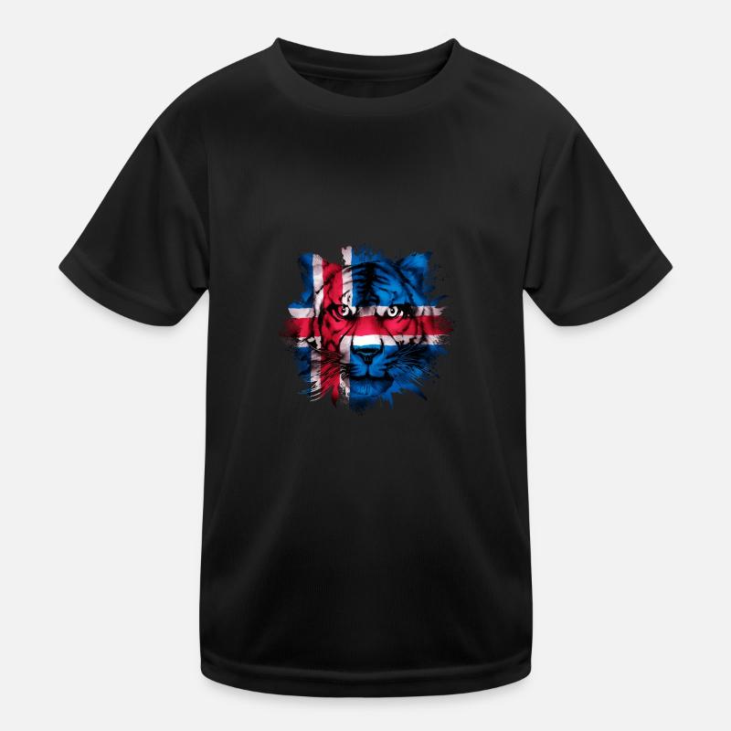 Island Kinder Funktions-T-Shirt