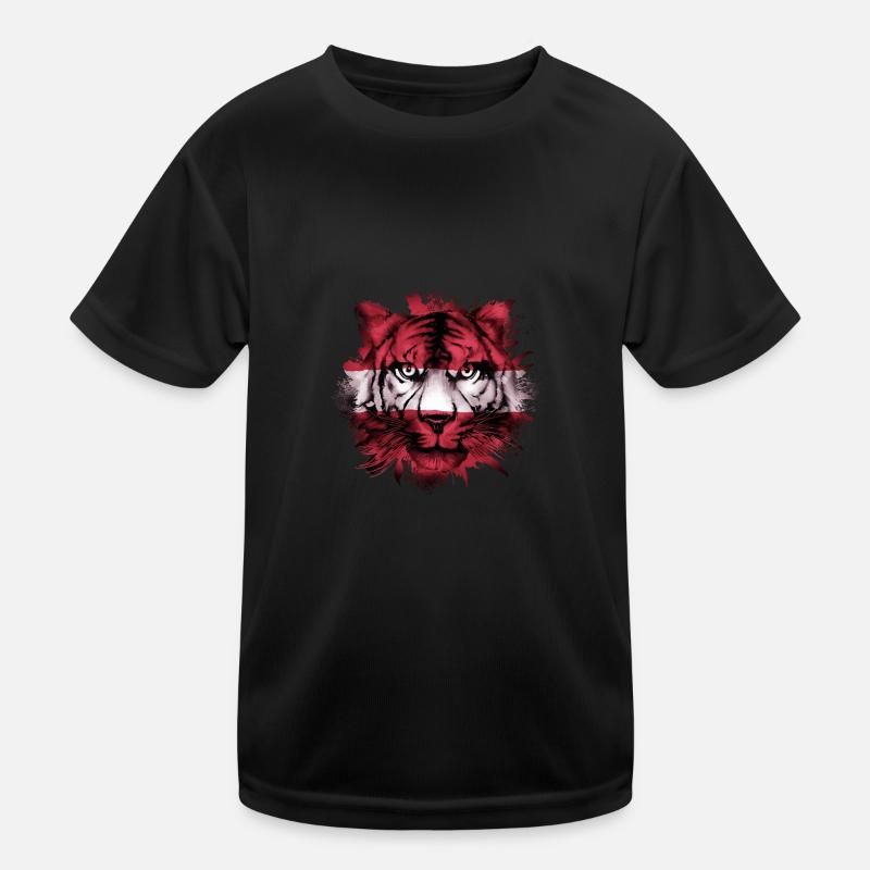 Lettland Kinder Funktions-T-Shirt
