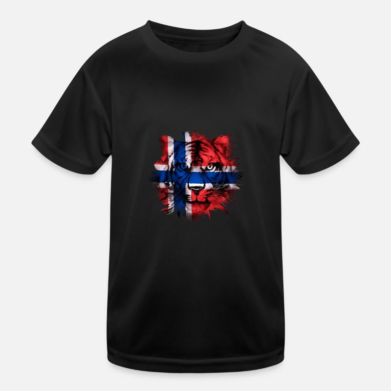 Norwegen Kinder Funktions-T-Shirt