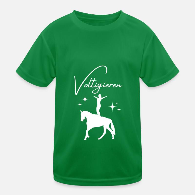 Voltigieren Kinder Funktions-T-Shirt