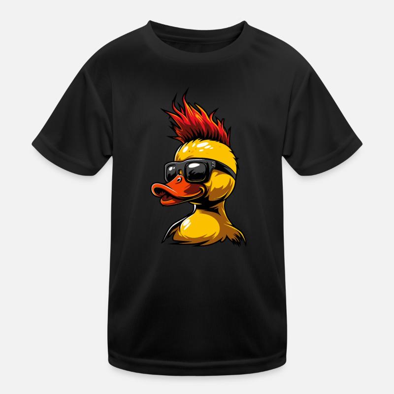 Rubber Duck Punk Kids Functional T-Shirt