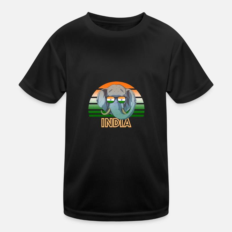 Indien Kinder Funktions-T-Shirt
