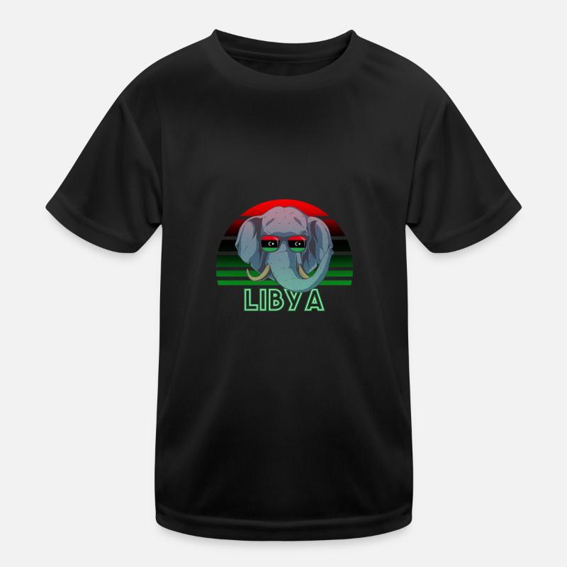 Libya Kids Functional T-Shirt