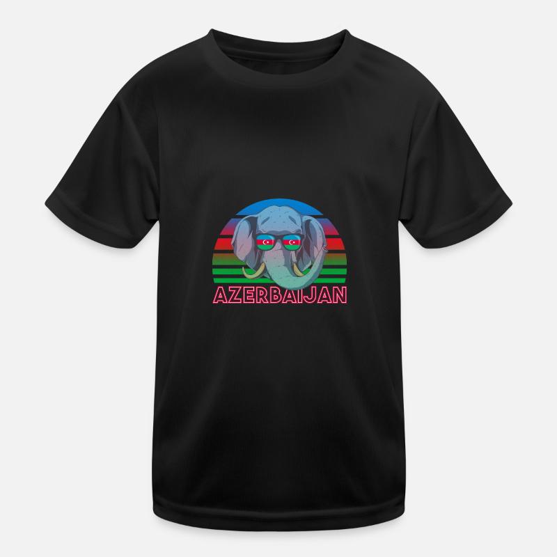 Aserbaidschan Kinder Funktions-T-Shirt