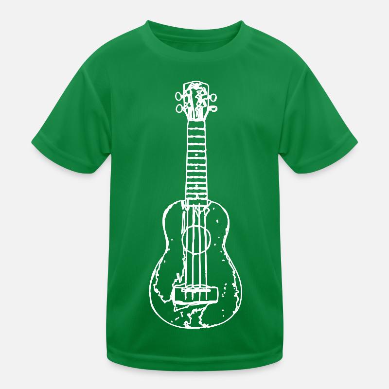 Ukulele Zeichnung Kinder Funktions-T-Shirt