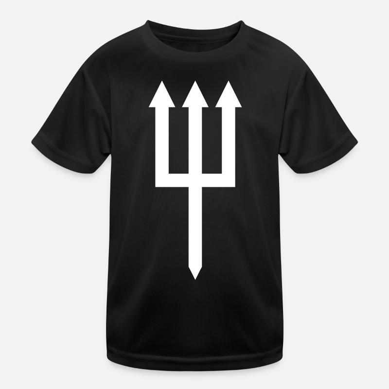 Dreizack Kinder Funktions-T-Shirt