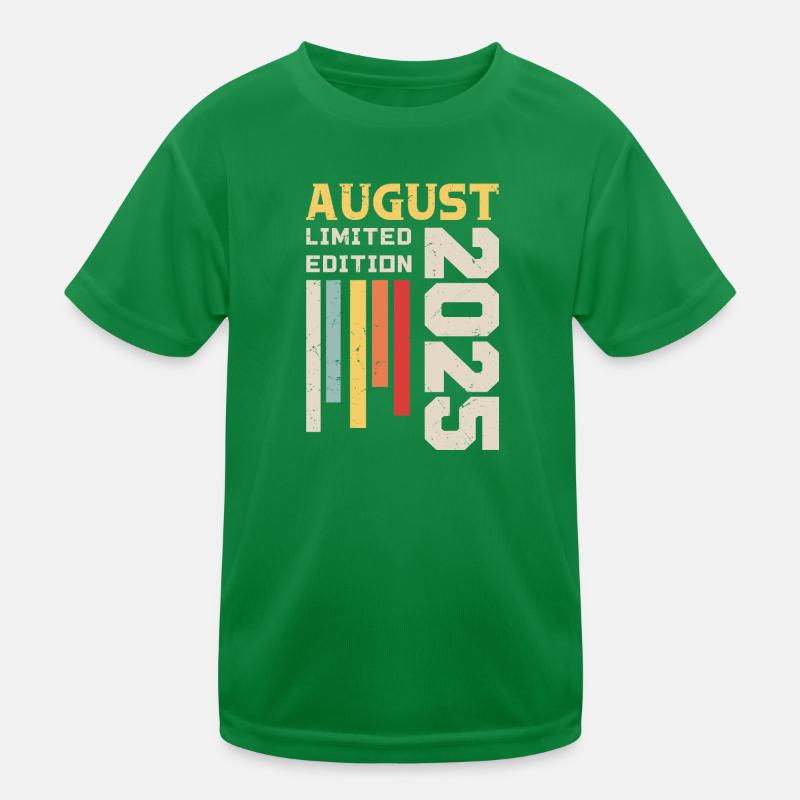 August 2025 - Birthday gift August 2025 August Kids Functional T-Shirt
