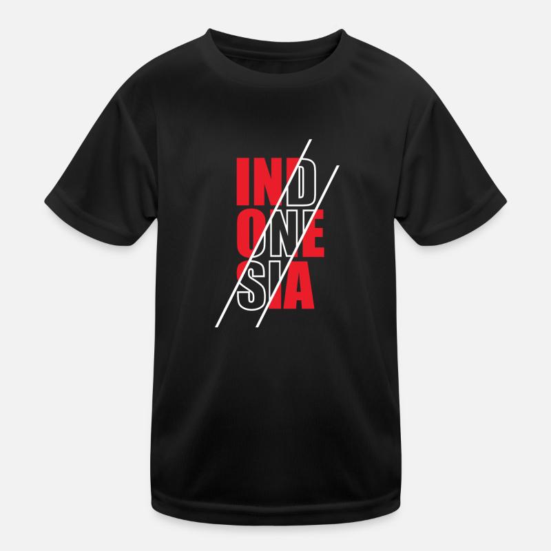 Indonesien Kinder Funktions-T-Shirt