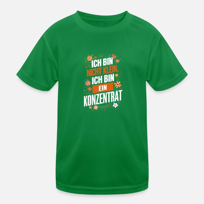 Small Small Concentrate Cool Saying Kids Functional T-Shirt