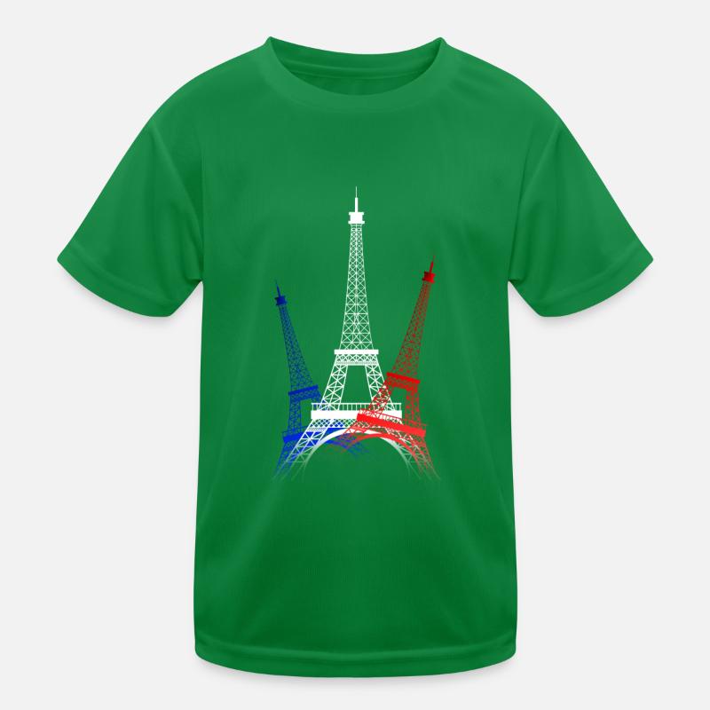 TOUR EIFFEL (Bleu-Blanc-Rouge) T-shirt sport Enfant