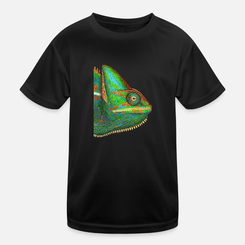 Chamäleon Kinder Funktions-T-Shirt