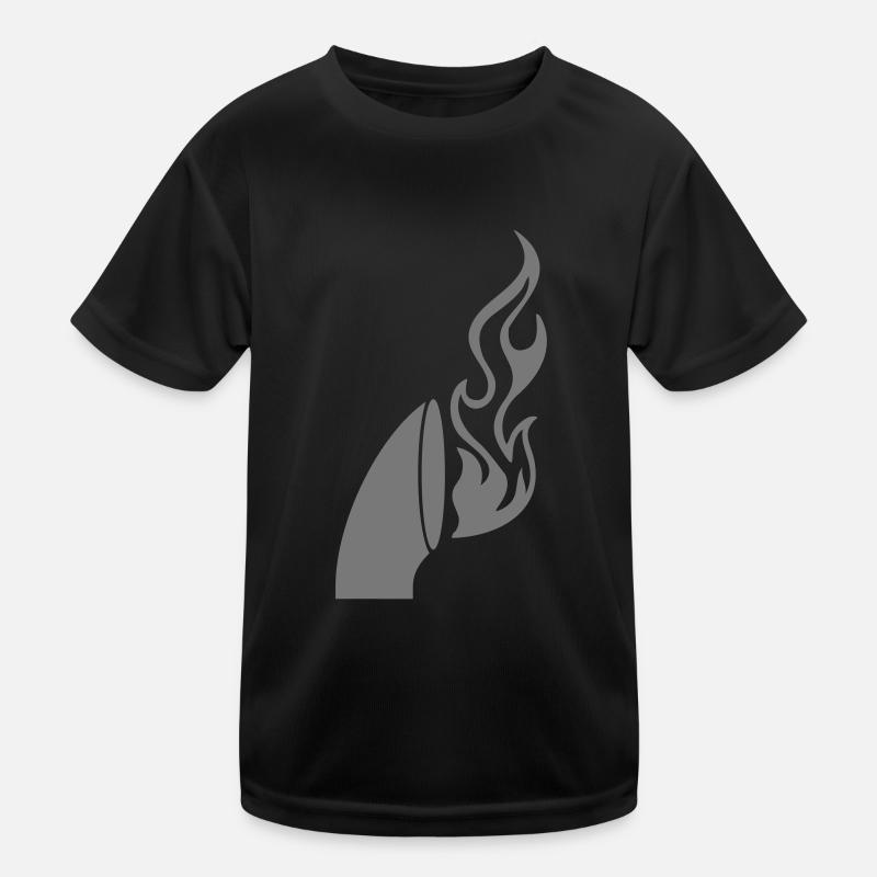 Pipe Flame small Fire Diesel Flamme Kinder Funktions-T-Shirt