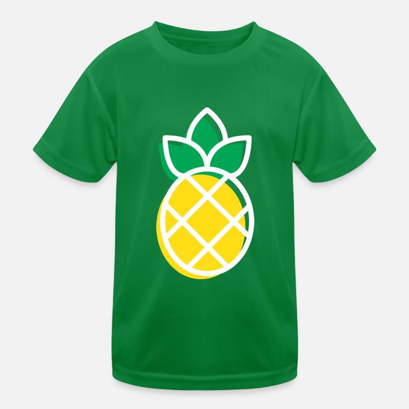 Ananas Kinder Funktions-T-Shirt